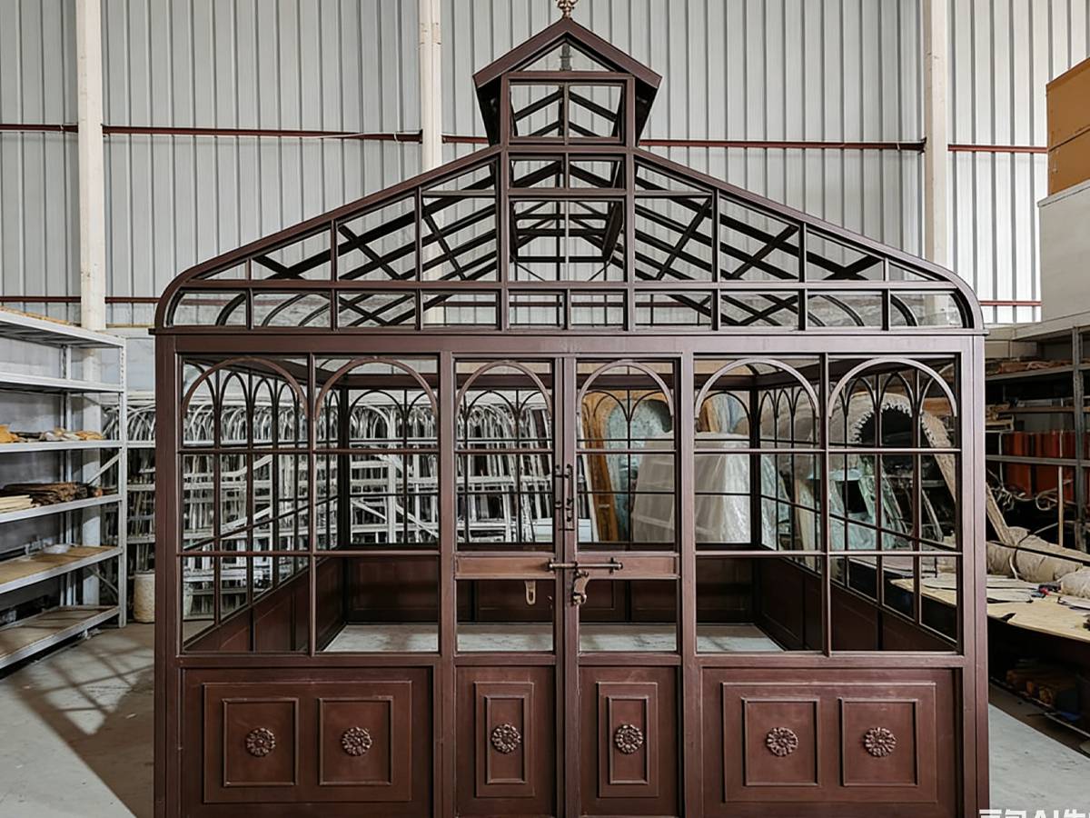 Victorian Greenhouse, Retro Greenhouse, Steel Garden Room